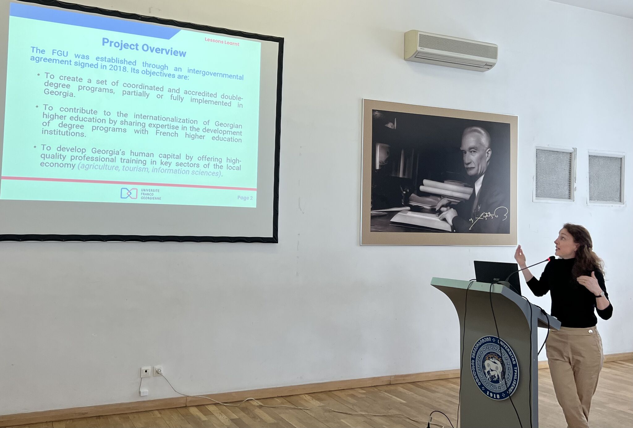 Présence de l’UFG à la Staff Week internationale